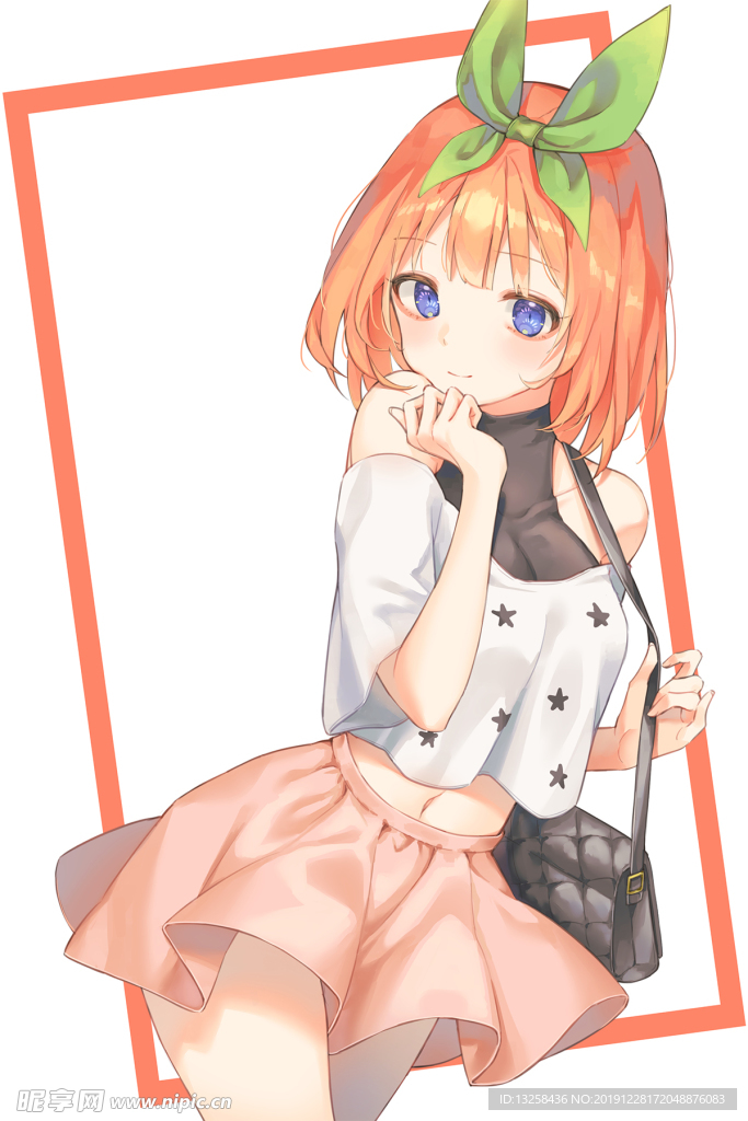 彩色人物插画动漫背景