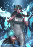 彩色人物插画动漫背景