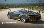 ps 3d粒子飞溅特效