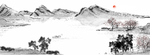 高清山水水墨画
