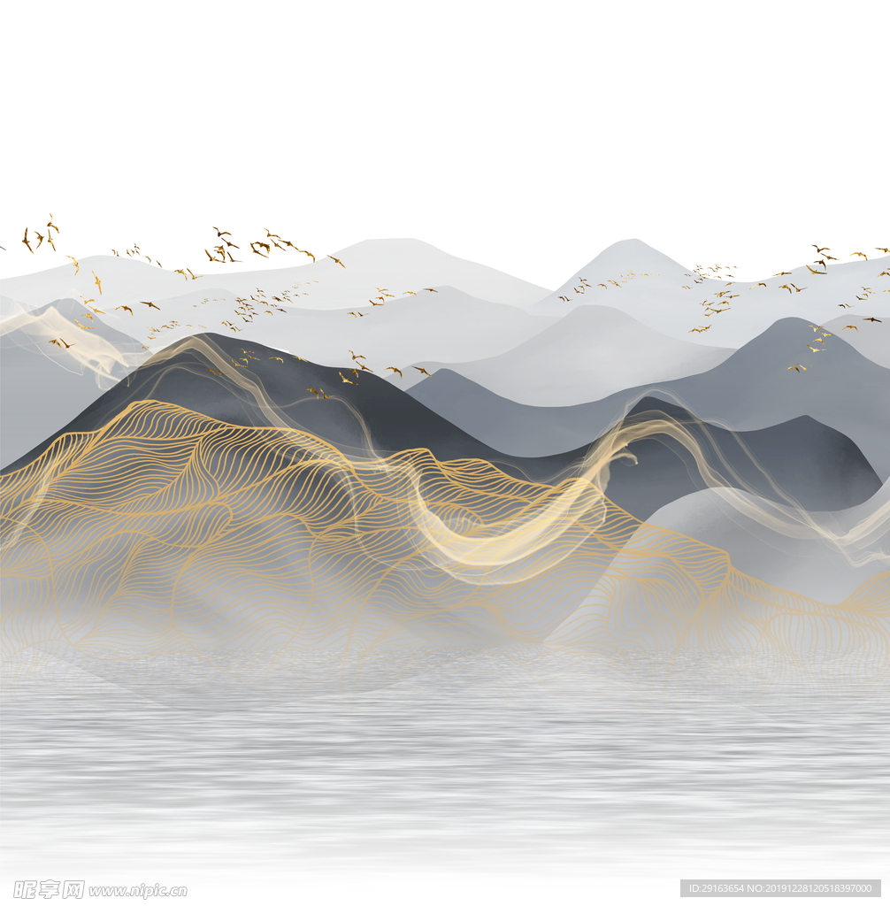 中式山水画