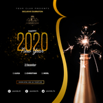 2020新年新年快乐黑金