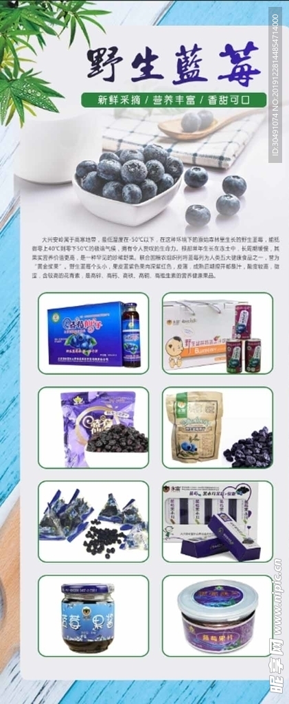 蓝莓推广