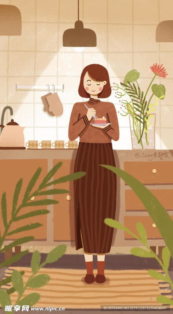 厨房女孩