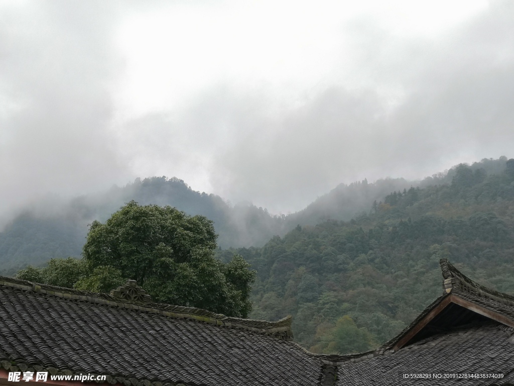 峨眉山云雾