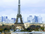 法国巴黎城铁塔风光