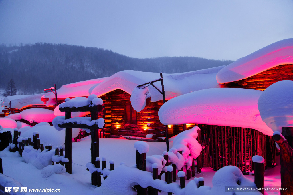 黑龙江雪乡美景