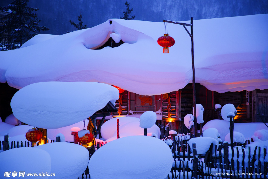 黑龙江雪乡美景