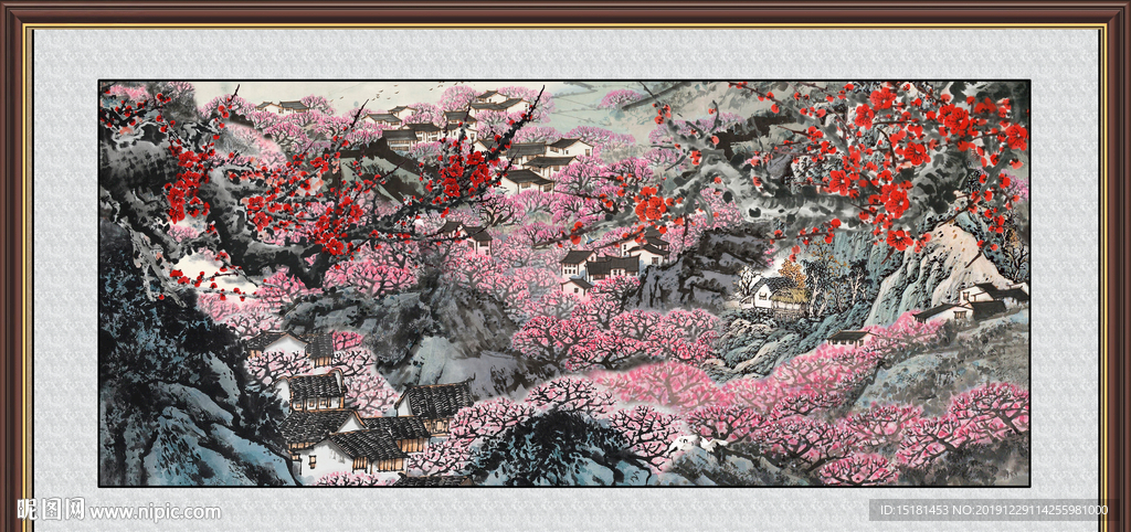 国画梅花