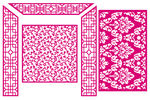 雕刻花纹 镂空花纹