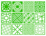 雕刻花纹 镂空花纹