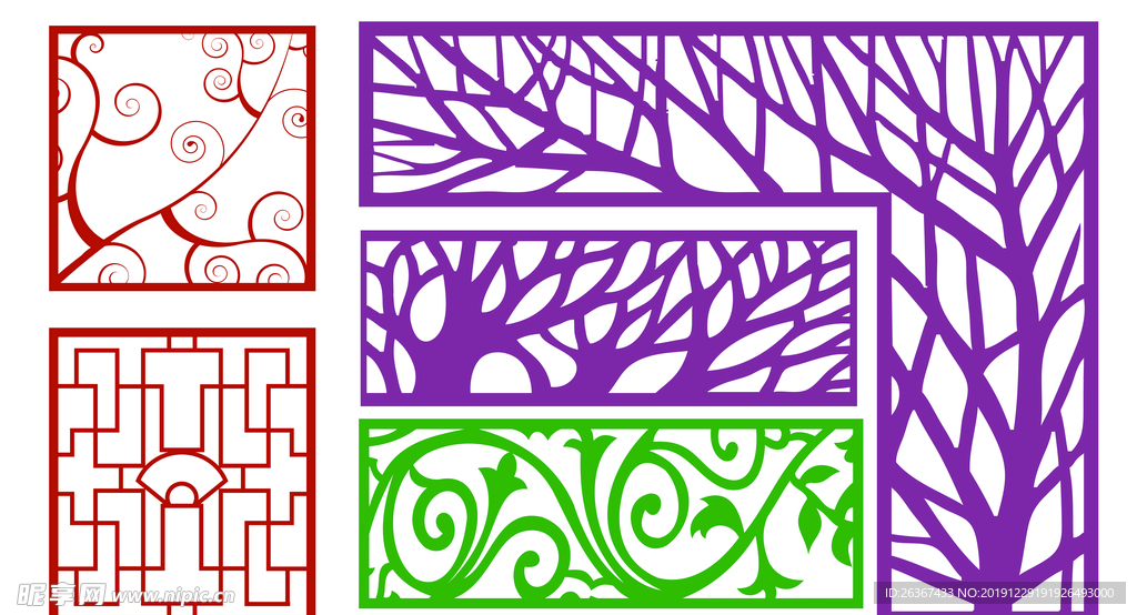 雕刻花纹 镂空花纹