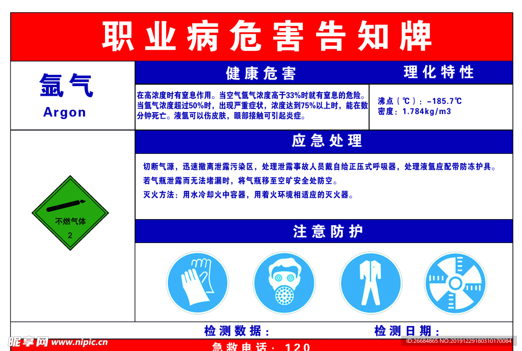 职业病危害告知牌