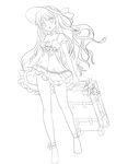 动漫人物 动漫 少女 线稿