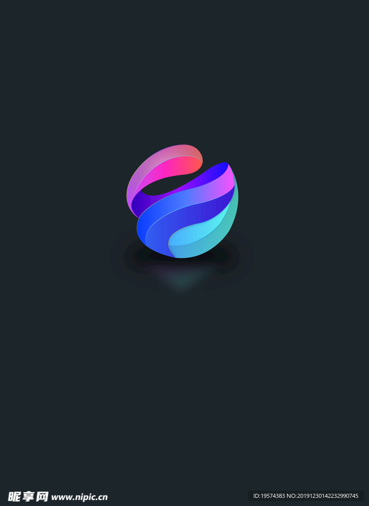 logo 3d风格 logo