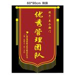 锦旗 吊旗 发泡 金粉 奖