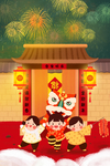 春节背景