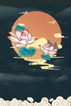 荷花背景