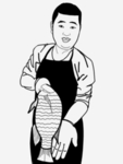 举鱼手绘