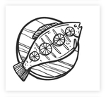 手绘餐具素材图片