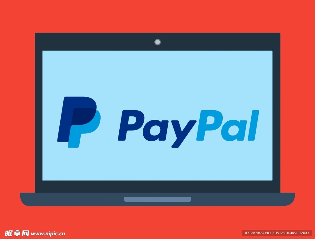 笔记本电脑上的在线支付PayP