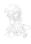 动漫人物  日漫人物  线描卡