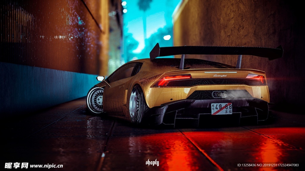 跑车汽车车辆交通背景
