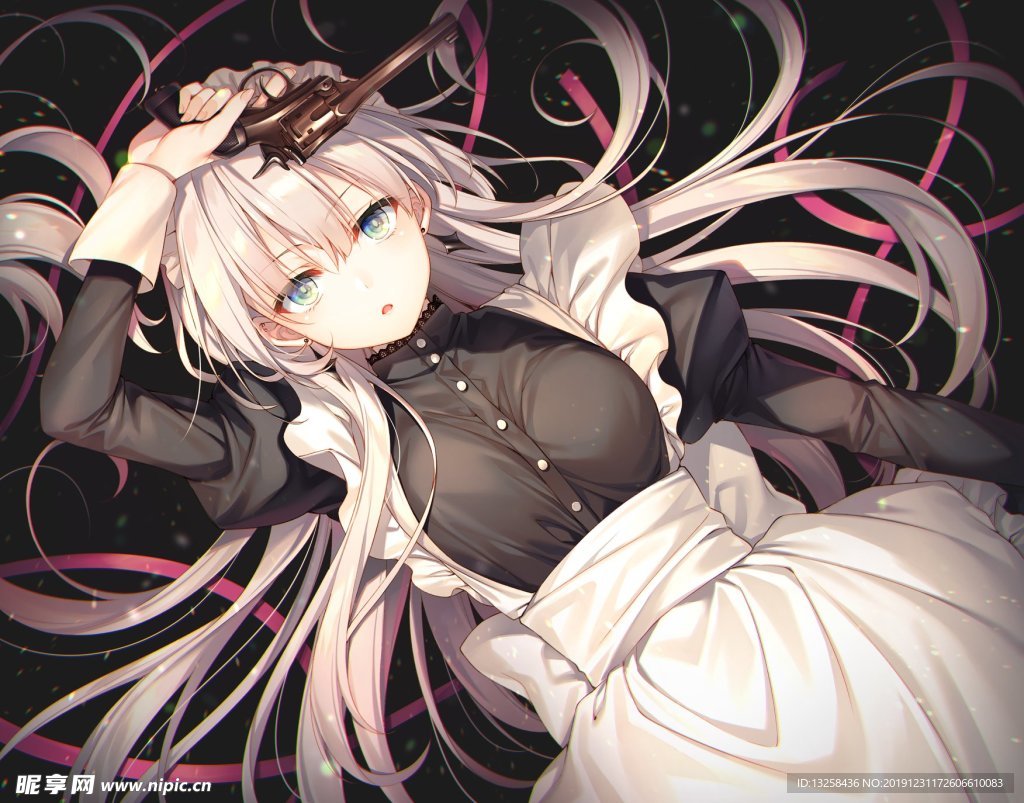 彩色插画人物动漫背景