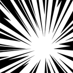 漫画爆炸特写装饰
