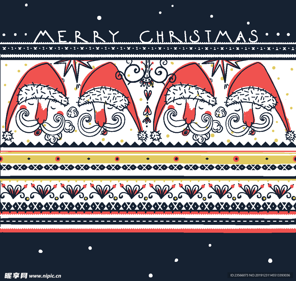 圣诞节创意卡通图案