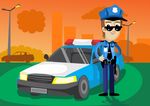 警车