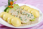 韭香鱼羊虾饼