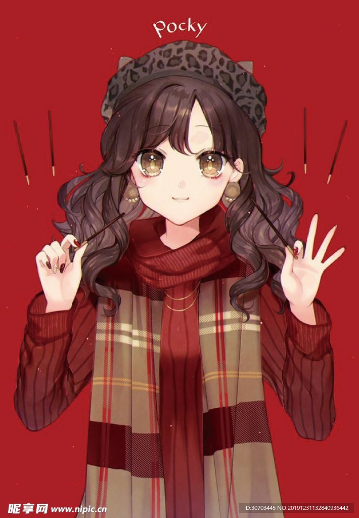 女孩插画
