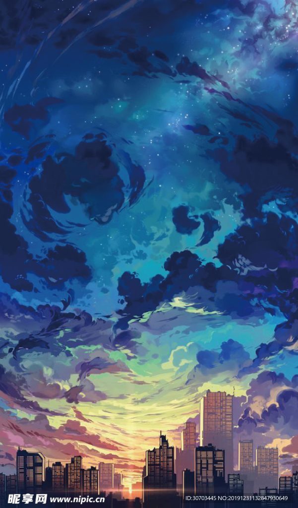 多变的云