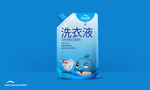 袋装洗衣液模型包装设计效果图