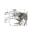 人物速写电子稿分层素材psd
