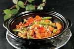 常茄子烧豆角
