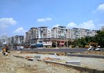 仪陇新政镇 县城 建筑 街道