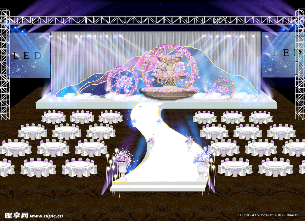 梦幻婚礼舞台