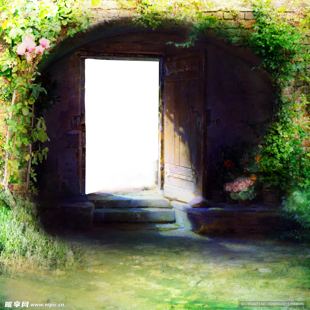 欧式田园装饰背景