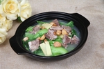 青菜炖排骨煲