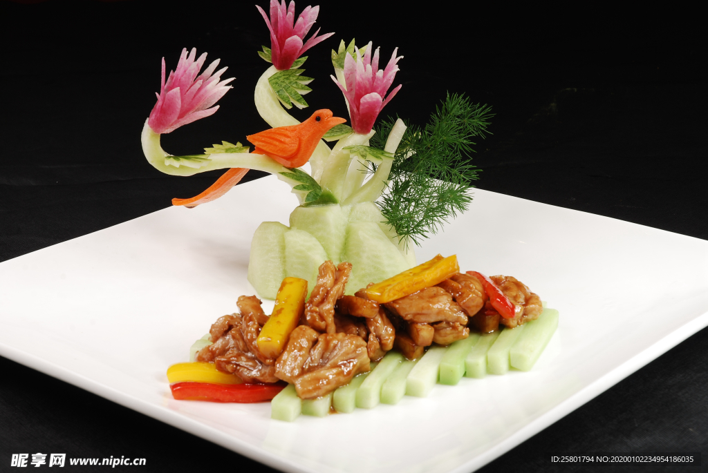 汁爆鳄鱼肉