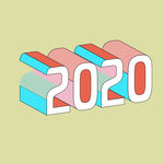 2020立体字