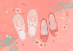 粉红浪漫插画