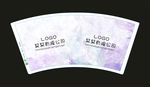 纸杯平面图