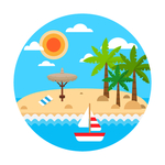 夏日海滩