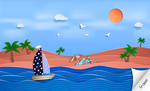 海滩