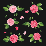 手绘鲜花