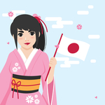 日式和服女孩