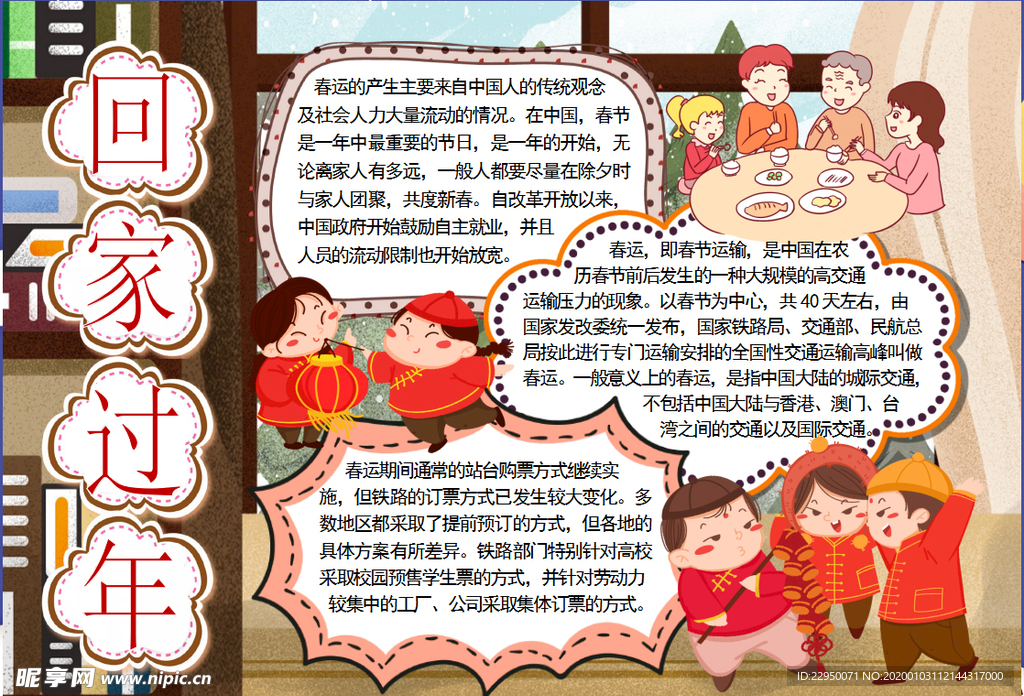 春节小报